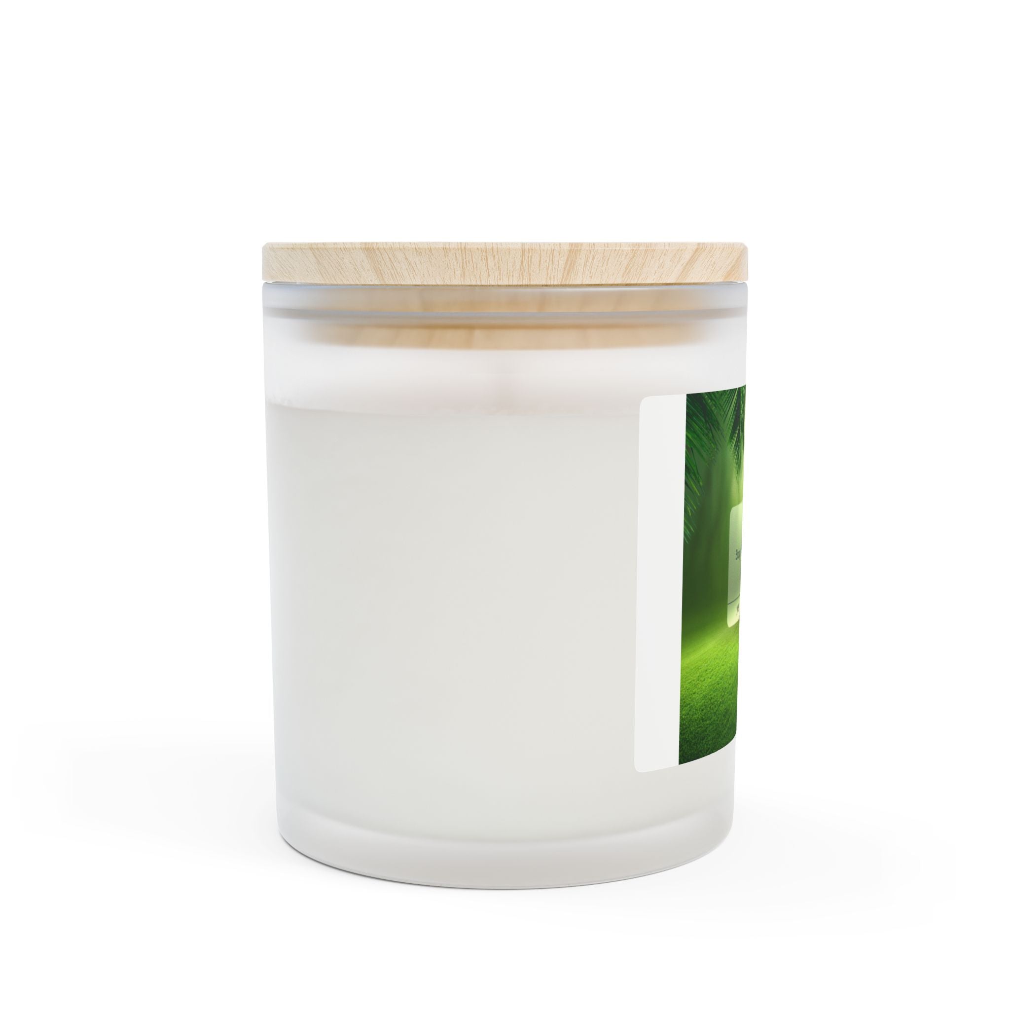 Frosted Glass Candle, 11oz